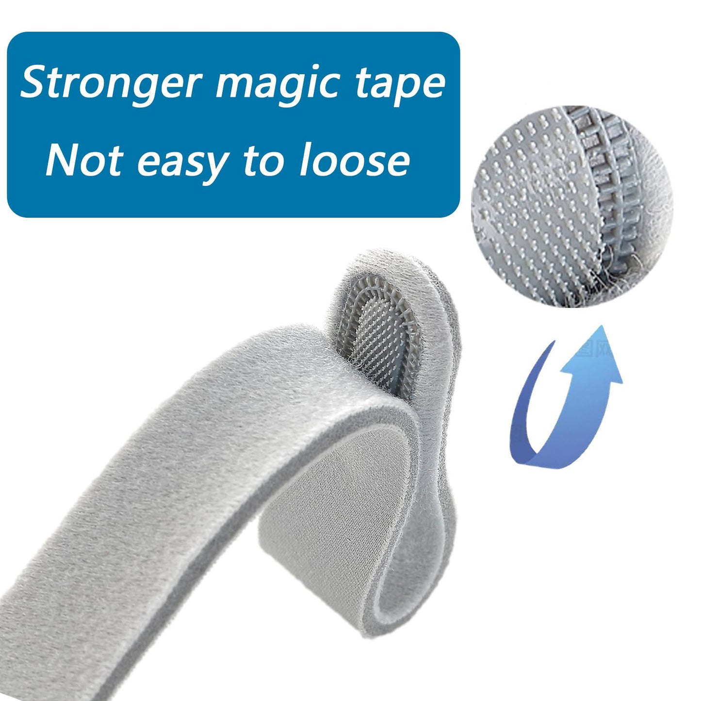 2 Packs Replacement Headgear Straps Compatible with Airfit F30, Premium Soft Comfort Elastic Material Great Value Adjustable Fit Magic Tape Design for a Better Seal, Medium Size