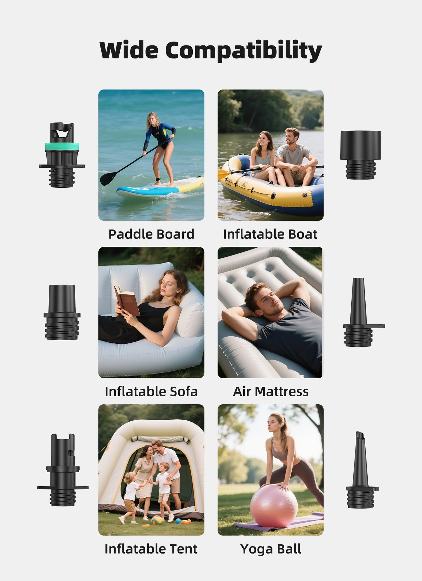 SmartDawn Rechargeable Paddle Board Pump, 20 PSI High Pressure Portable SUP Air Pump with Dual Stage Inflation & Deflation, 3x4500MAH, 30% Faster with Auto-Off, Ideal for Kayaks, Boats, and Tents