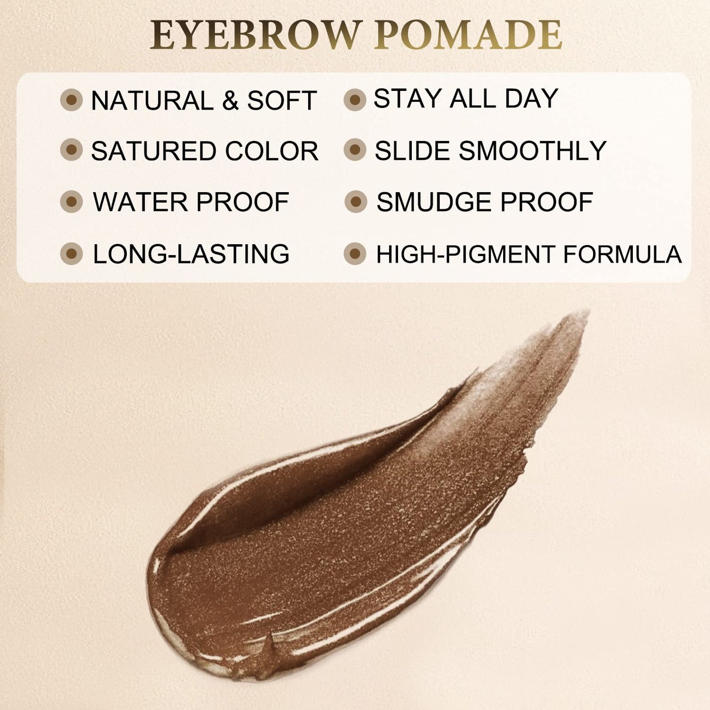 LAVONE Eyebrow Pencil Makeup Kit, with Waterproof 2-IN-1 Microblading Eyebrow Pen, Eyebrow Pomade, Eyeliner and Dual-ended Eyebr