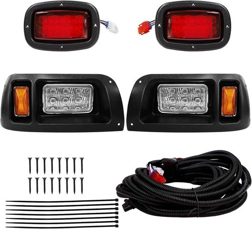 LEAPGOMAX Club Car DS Light Kit Golf Carts 12V LED Headlights & Tail Lights Kit Combo Street Legal for Club Car DS Gas & Electric(1993 & Newer Models)