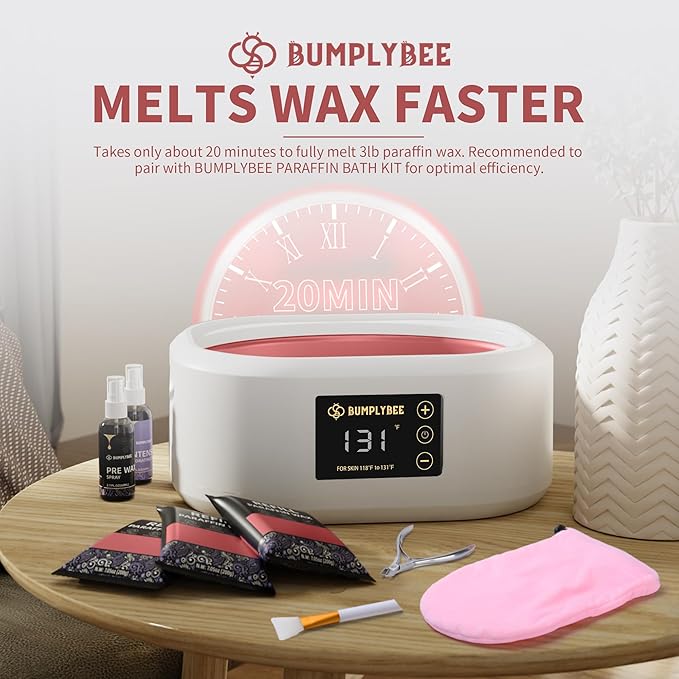 Paraffin Wax for Hand and Feet Refill - 10 Packs Rose Scent Paraffin Wax Refills with Silicone Brush,Skin Moisturizing, Non-Greasy, Easy-Peeling