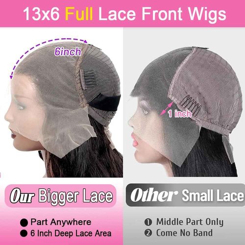Leicymens 28 INCH 13x6 Lace Front Wigs Human Hair Body Wave Lace Front Wigs Human Hair Pre Plucked 180% Density Glueless Wigs For Women Hd Lace Front Wigs