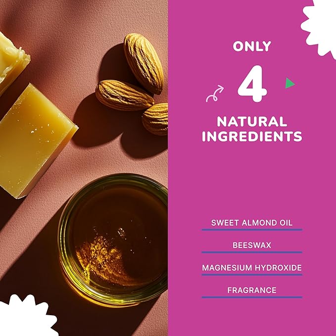MAGSOL Natural Deodorant for Kids and Teens, Gentle on Skin, Only 4 Ingredients, Aluminum Free, Baking Soda Free, Natural Deodorant for Girls and Boys (Enchanted Dreamer)
