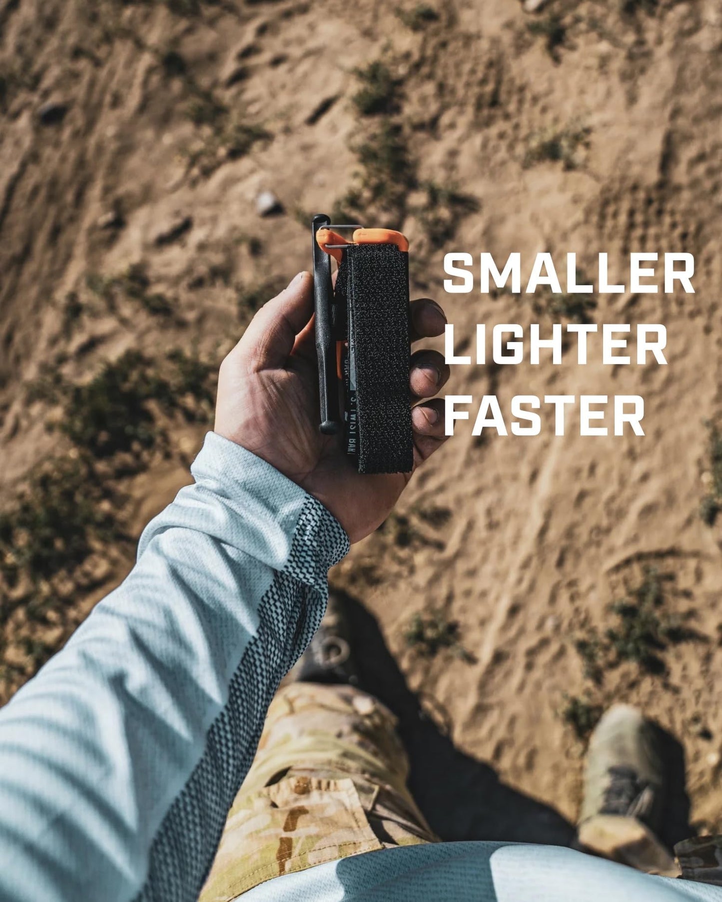 Snakestaff Systems Tourniquet - ETQ Gen 2 Made in The USA | EDC Gear for Trauma Kits, Tourniquet Kits, and Medical Emergency Bags, Orange, Regular (1")