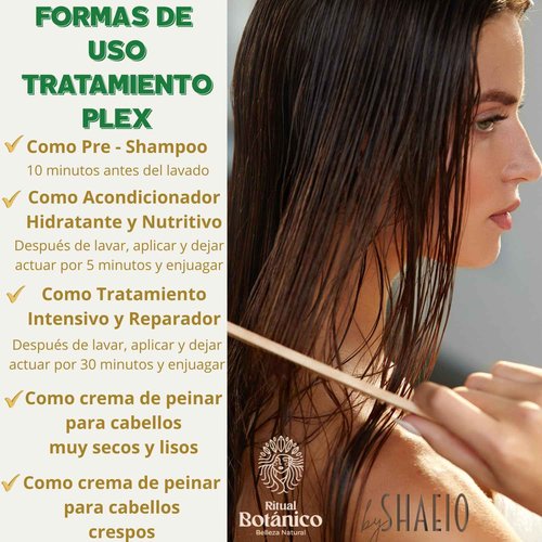 RITUAL BOTANICO Kit 4 Crecimiento Acelerado y Ultra Reparador S.O.S: Shampoo de Cebolla, Mascarilla para el Cabello, Acondicionador Intensivo PLEX, Termoprotector para Cabello (Incluye Obsequio)