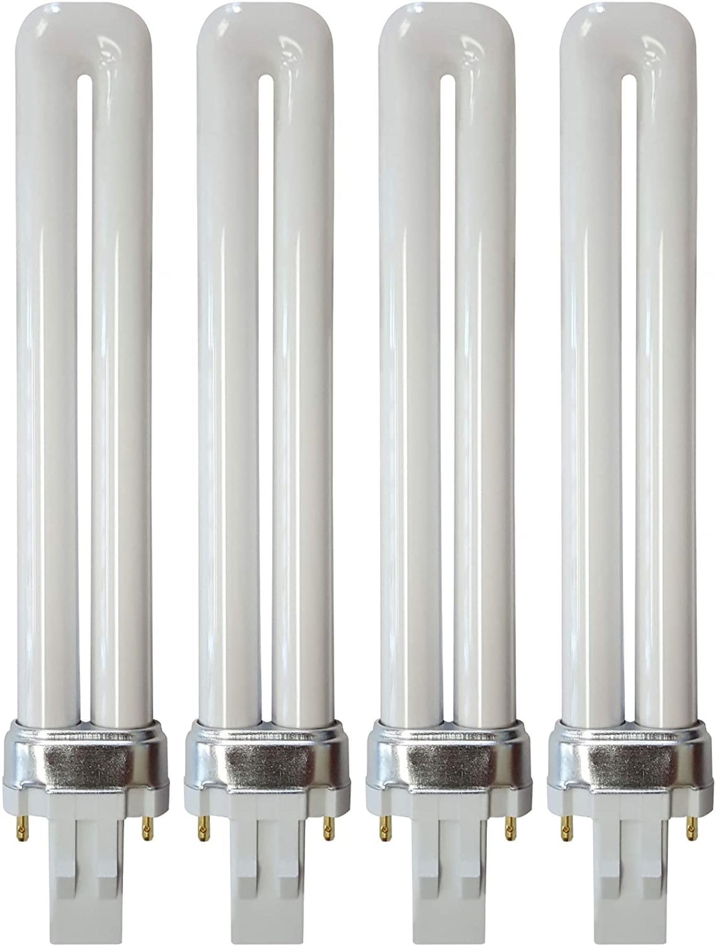 KOR (4 Pack) K22195 - PLS13W/2P/841 - Compact Fluorescent Plug-in - T4 - Single Tube - 13 Watt - 2-Pin (GX23) - 4,100 Kelvin (Cool White)