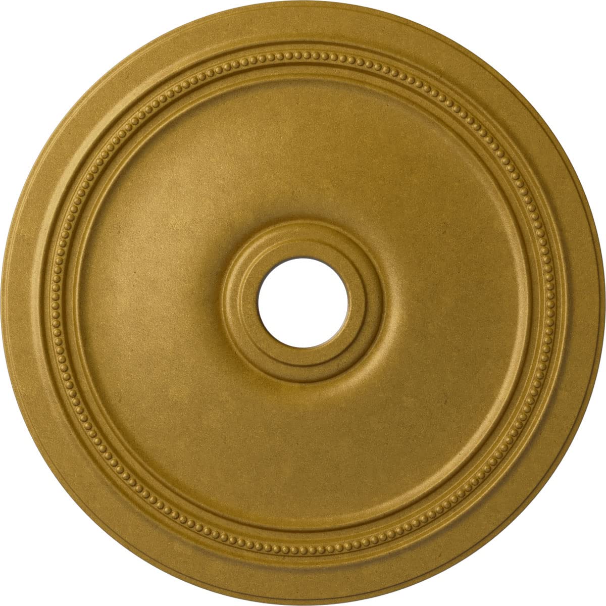 Ekena Millwork Cm24Dipgs Diane Ceiling Medallion, 24Od X 3 5/8Id X 1 1/4P (Fits Canopies Up To 6 1/4), Hand-Painted Pharaohs Gol