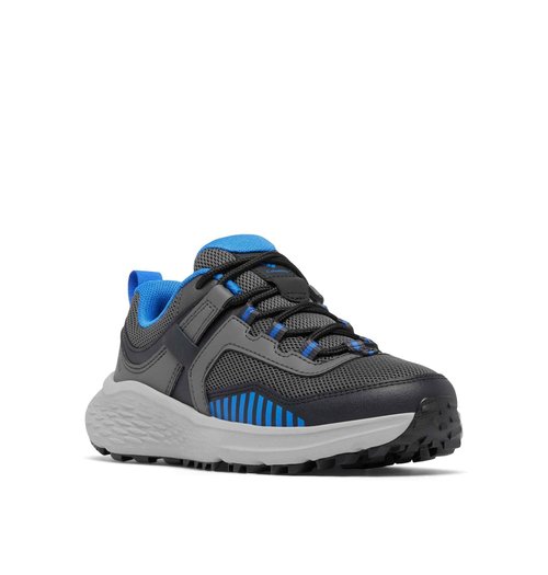 Columbia Konos™ Low (Little Kid/Big Kid) Dark Grey/Vivid Blue 6 Big Kid M