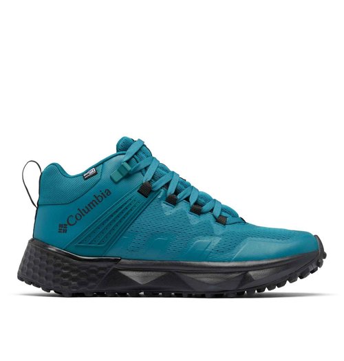 Columbia Mens Facet 75 Outdry Mid Waterproof Hiking Shoe, Deep Wave/Black, 9