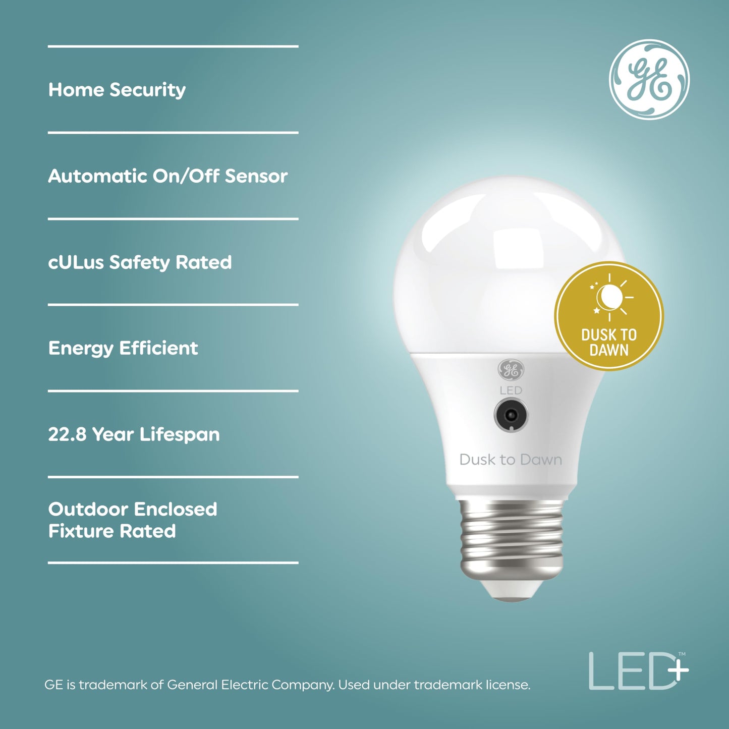 LED+ Dusk to Dawn Daylight A19 (1-Pack)