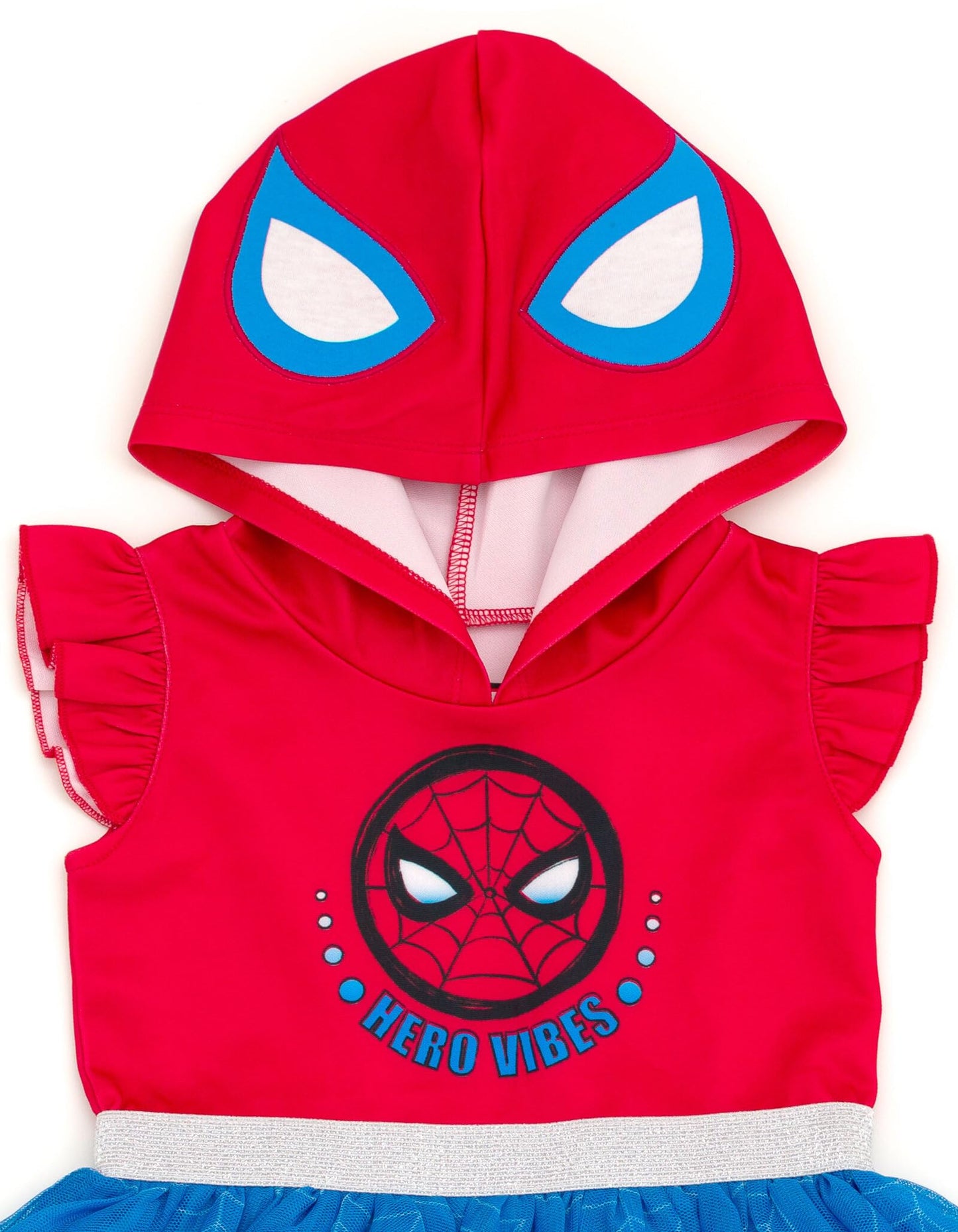 Marvel Spider-Man Toddler Girls Mesh Tulle Dress Blue 2T