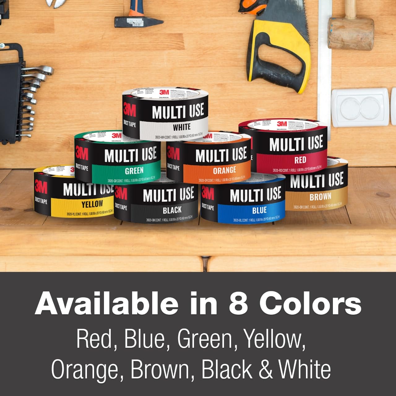 20 Yards Black Duct Tape 1020-BLK-A