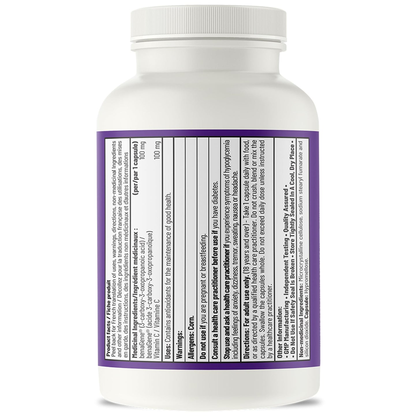 AOR, benaGene, Supports Healthy Aging, Energy and Longevity, Dietary Supplement, 30 servings (30 capsules)