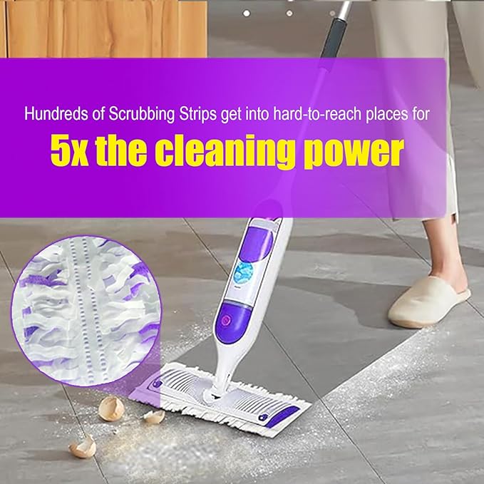 48 Pack PowerMop Refill Pads for Swiffer Power Mop - Multi-Surface Floor Cleaning Mop Pads, Compatible with Swiffer Wet Pads Refill, 12 Layers Thickened Durable | Super Absorbent