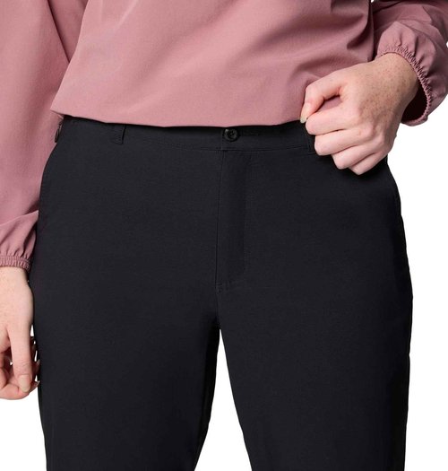 Columbia Womens Leslie Falls II Stretch Pant, Black, 12