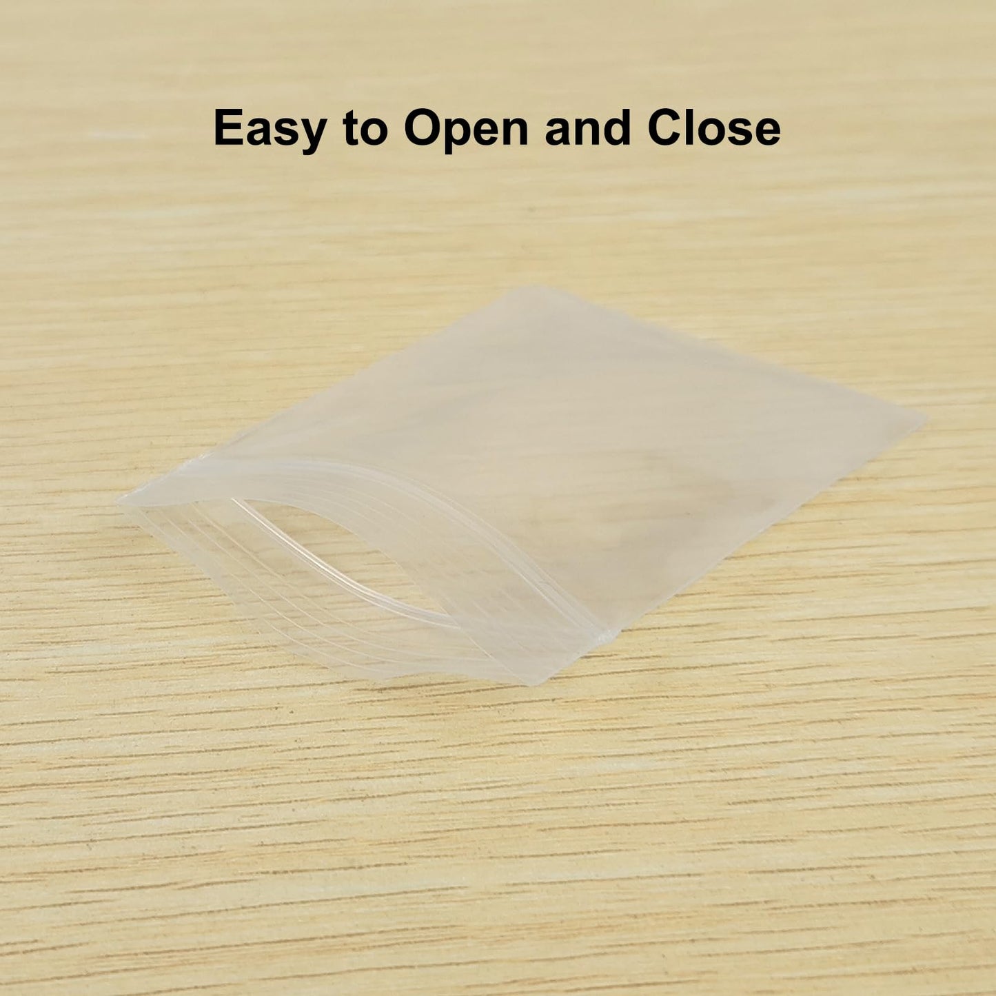 WEGOUP 120 PCS Small Plastic Bags for Jewelry, 2" x 2.76" Resealable Clear Poly Baggies, 2.4 Mil Mini Zip Bags for Small Business, Storage, Gifts, Candy, Screws