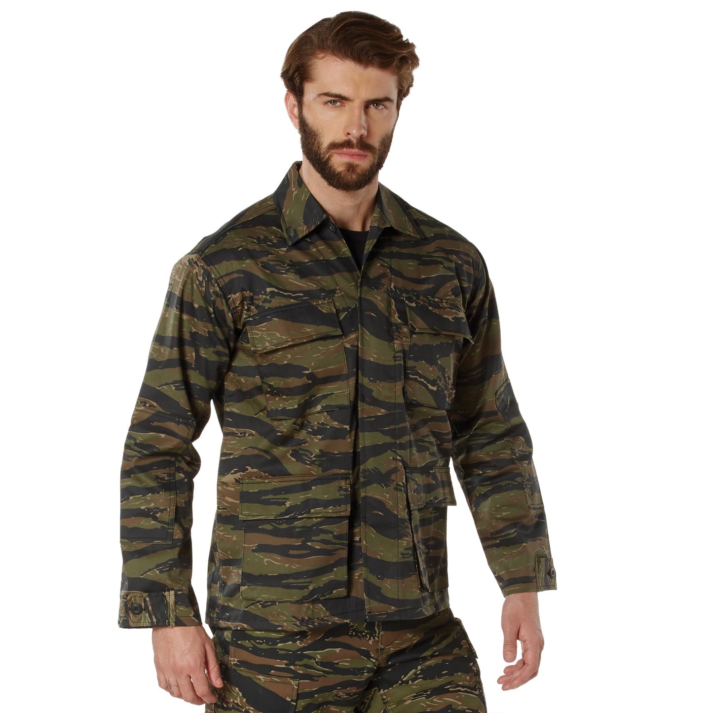 Rothco BDU Shirt, Tiger Stripe, X-Large