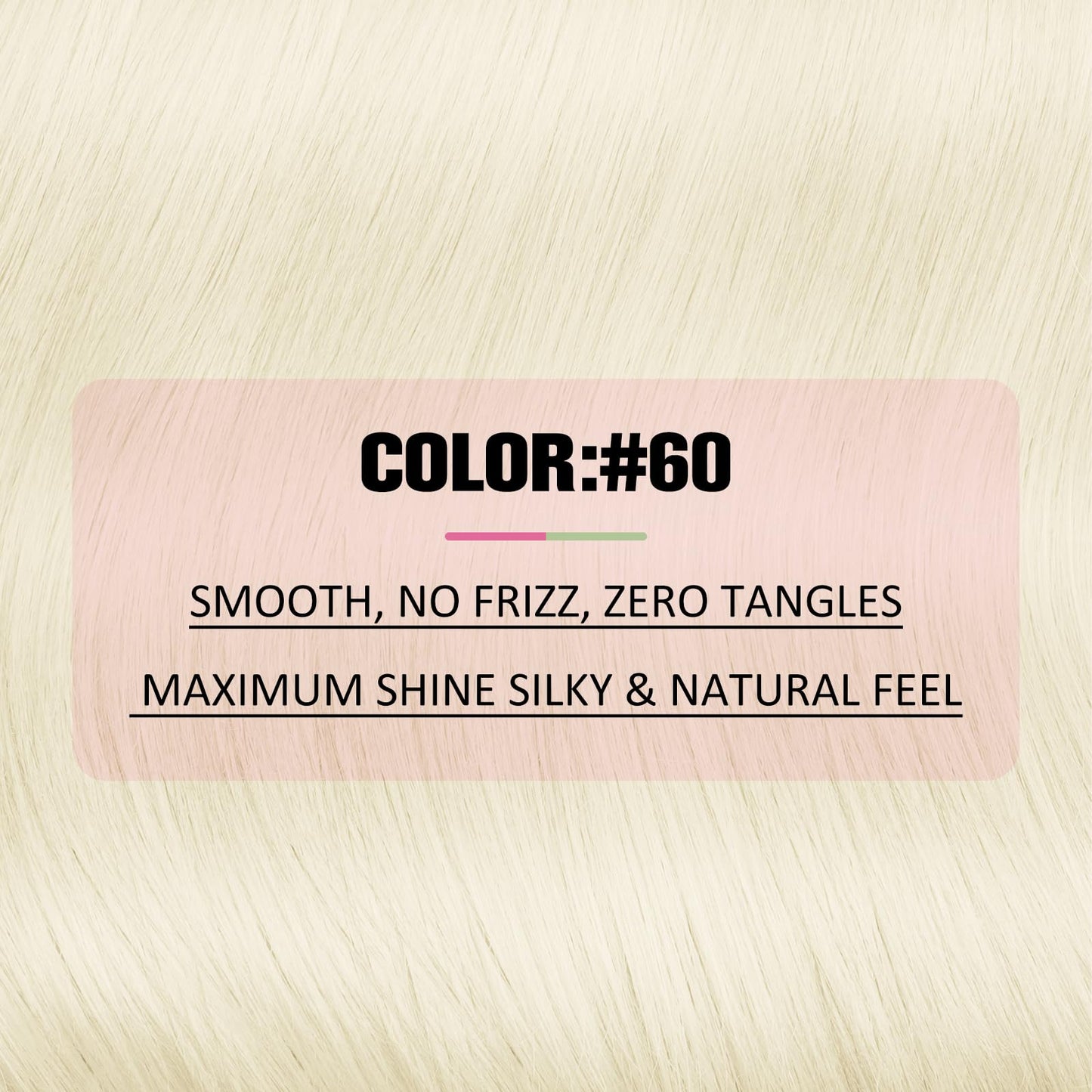 YoungSee Invisible Tape in Hair Extensions Human Hair Platinum Blonde Tape in Human Hair Extensions Platinum Blonde 18Inch Tape