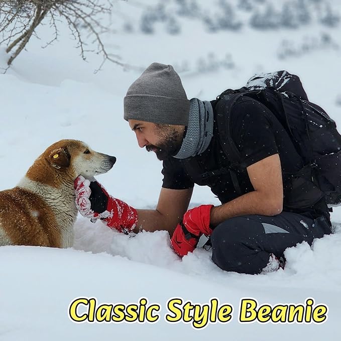 NPQQUAN Unisex Beanie Hats for Men Women Winter Knit Beanies
