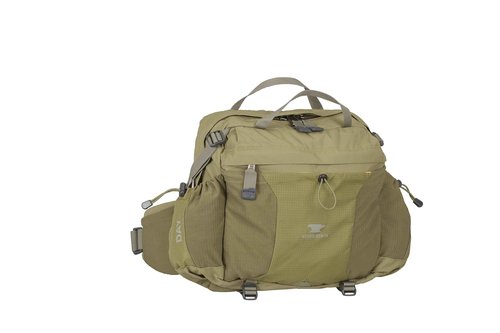 Mountainsmith Day Lumbar Waist pack, Running, Hiking, Cycling, Travel, and Outdoor Sport Activities with Dual Water Bottle Holders, Olive Green