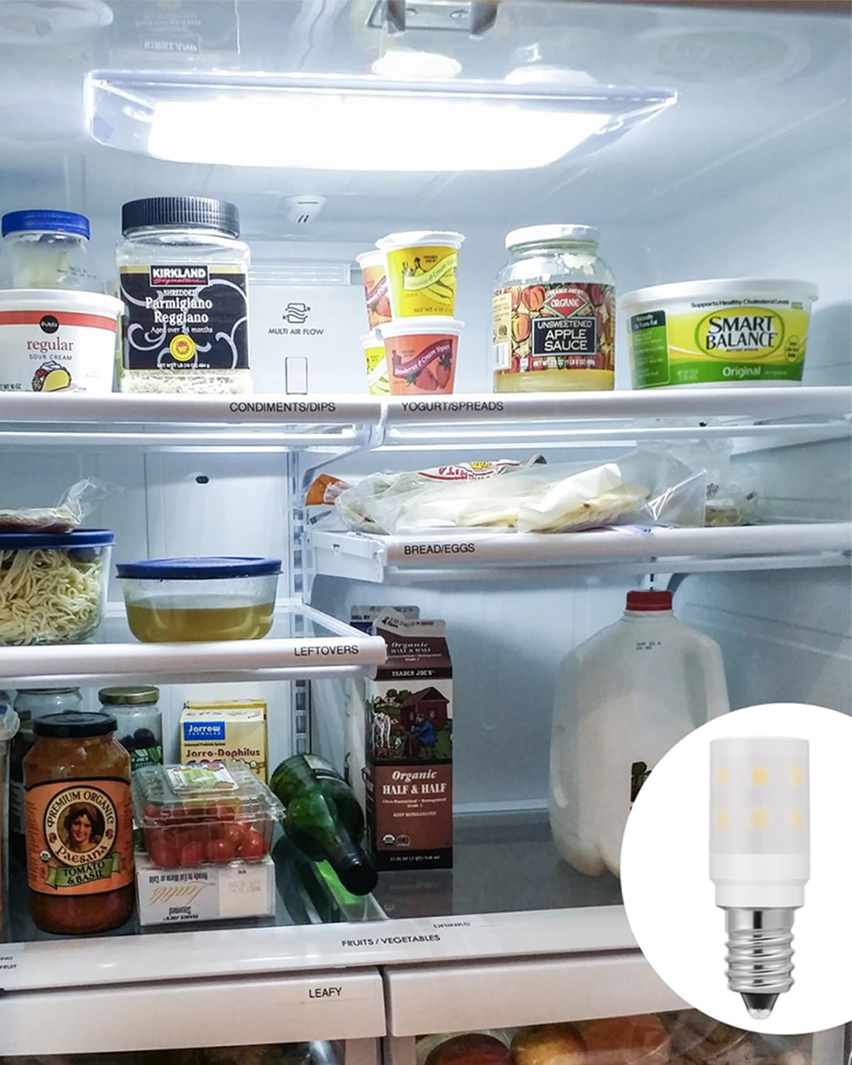 Noobibaba Dryer Light Bulb 120V 10W 15W Replacement, 10 Watt Equivalent WE05X20431 WP22002263 Appliance Bulb E12 Candelabra Base, 2W 200lm Not Dimmable Daylight White 2-Count