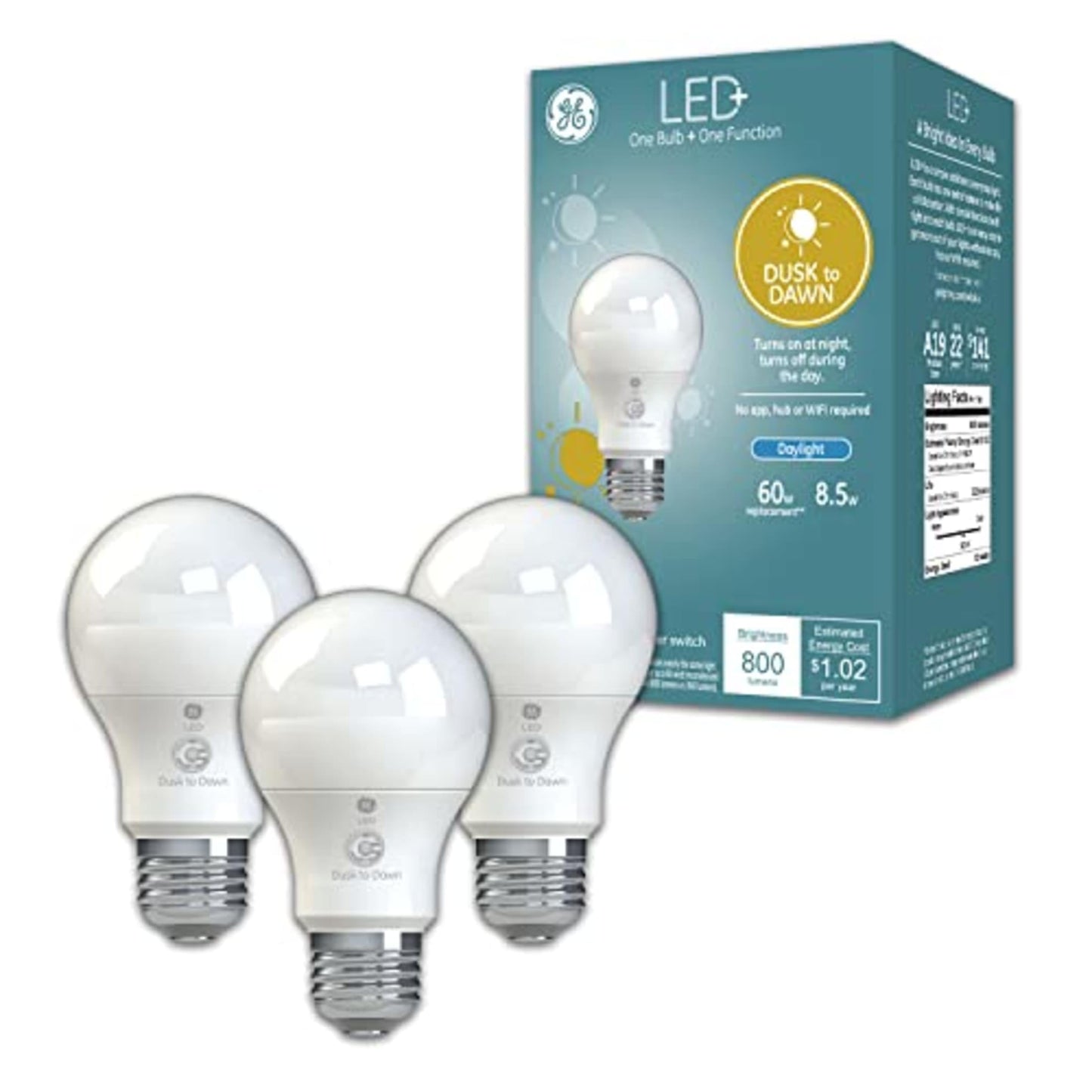 LED+ Dusk to Dawn Daylight A19 (1-Pack)