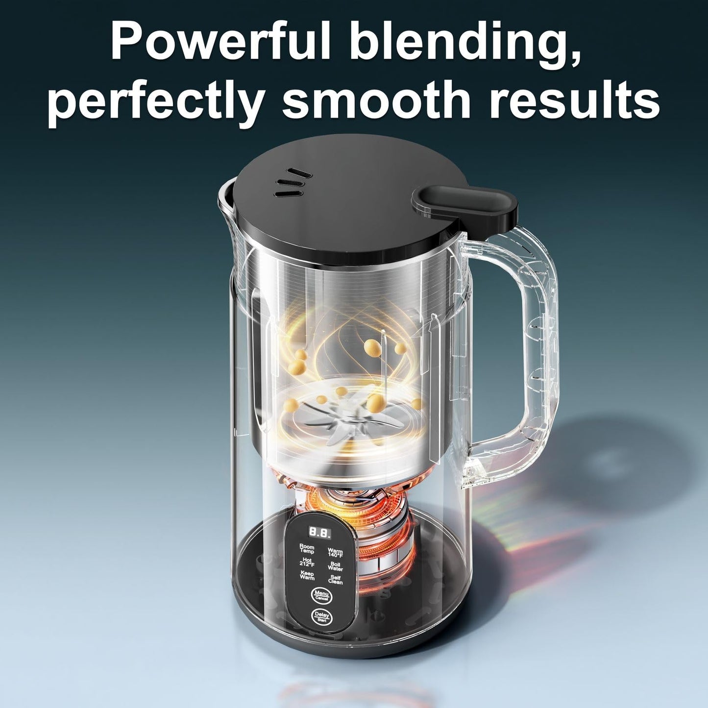 𝟲 𝗶𝗻 𝟭 Nut Milk Maker Machine, 20 oz(600ml) Homemade Almond, Soy, Oat, Plant-Based and Non-Dairy Beverages, Almond Miilk Makerr, Delay Start/Boil Water/Keep Warm, Soy Milk Machine, Nut Milk Bag