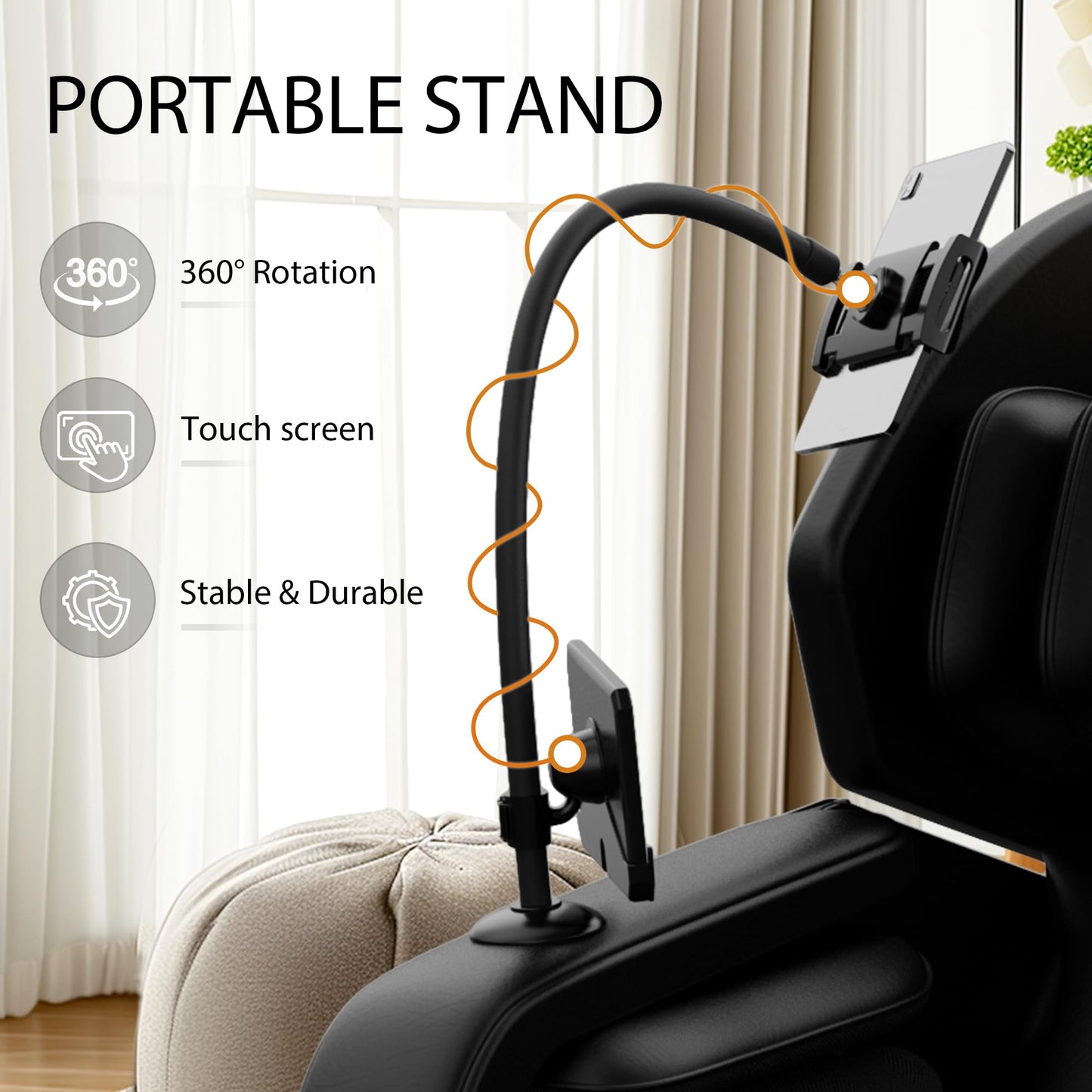 KEIKI Massage Chair Recliner with Zero Gravity, Full Body Air Pressure & Heating, Shiatsu Back & Foot Roller Massage, Bluetooth Speaker, Blue Ambient Light, PU Leather for Home & Office, Blue