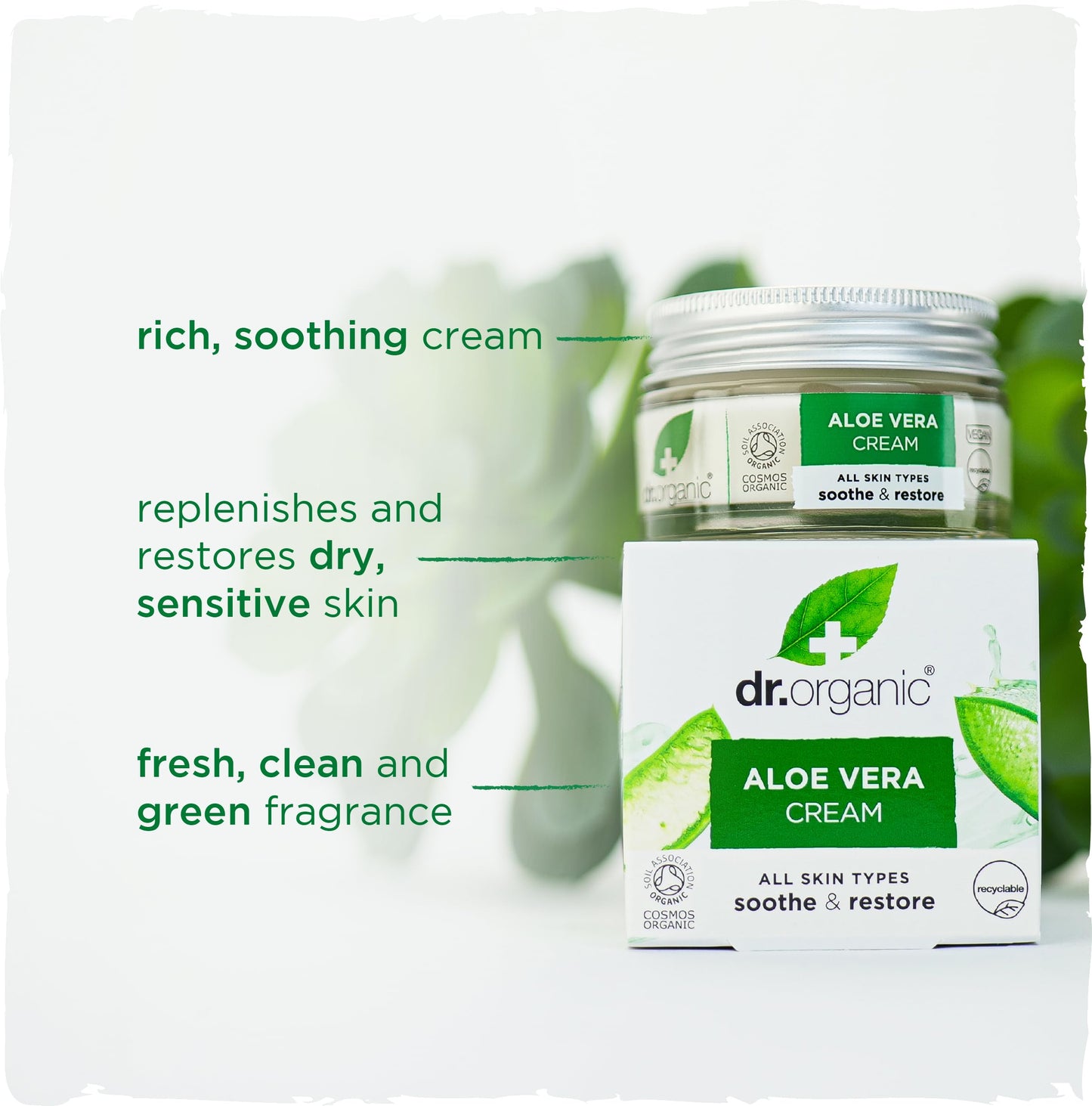 Organic Doctor Organic Aloe Vera Concentrated Cream, 1.7 fl.oz.