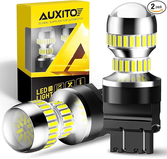 AUXITO 3157 LED Bulb White, Super Bright 3156 3056 3057 4157 3047 4057 3457 4114 LED Bulb for Backup Reverse Tail Brake DR...