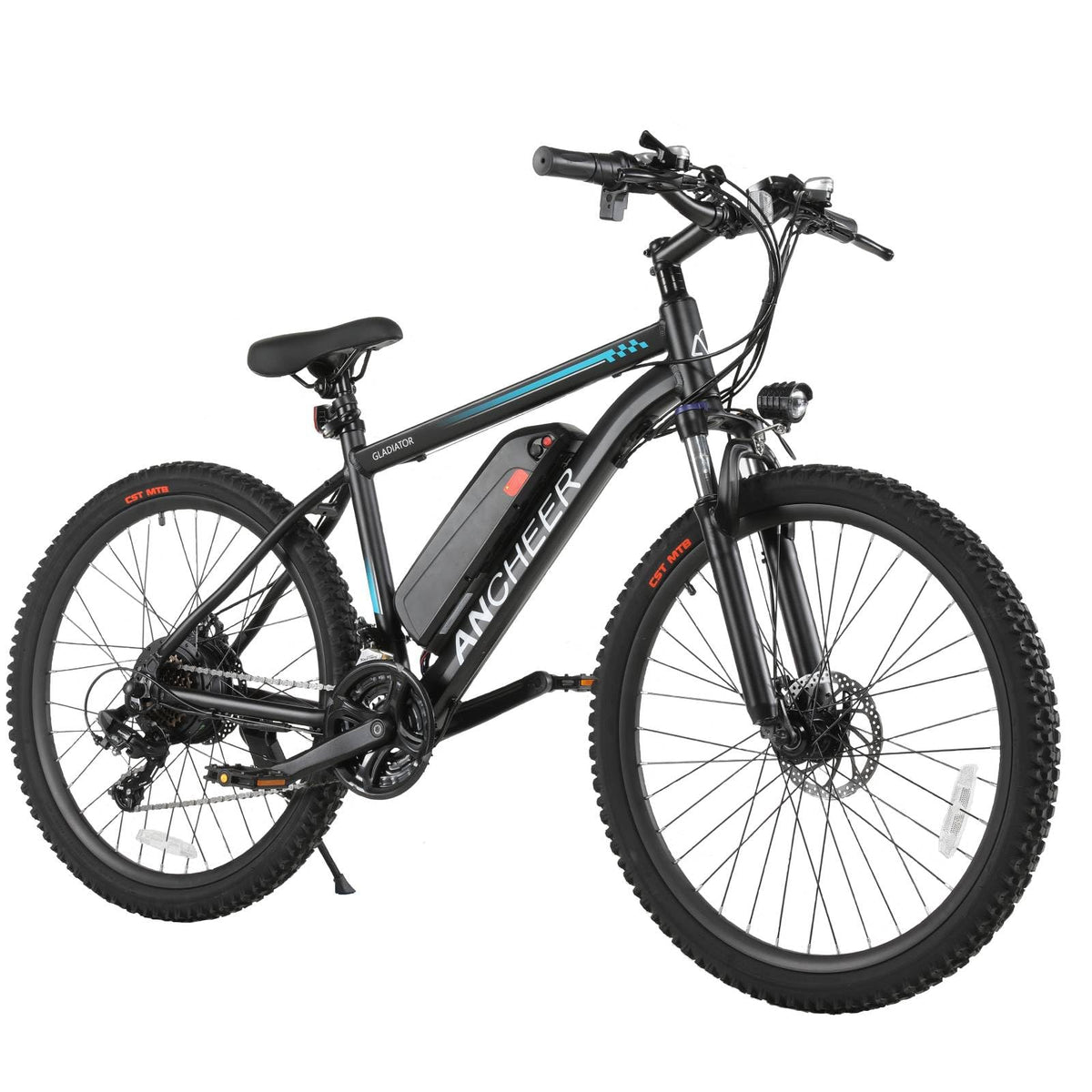 ANCHEER Electric Bike for Adults, Peak 750W Ebike, 3H Fast Charge, 55 Miles, 22MPH Electric Bicycle, 48V 499Wh Battery, 26" Gladiator Electric Mountain Bike, 21Speed, UL2849 Compliant