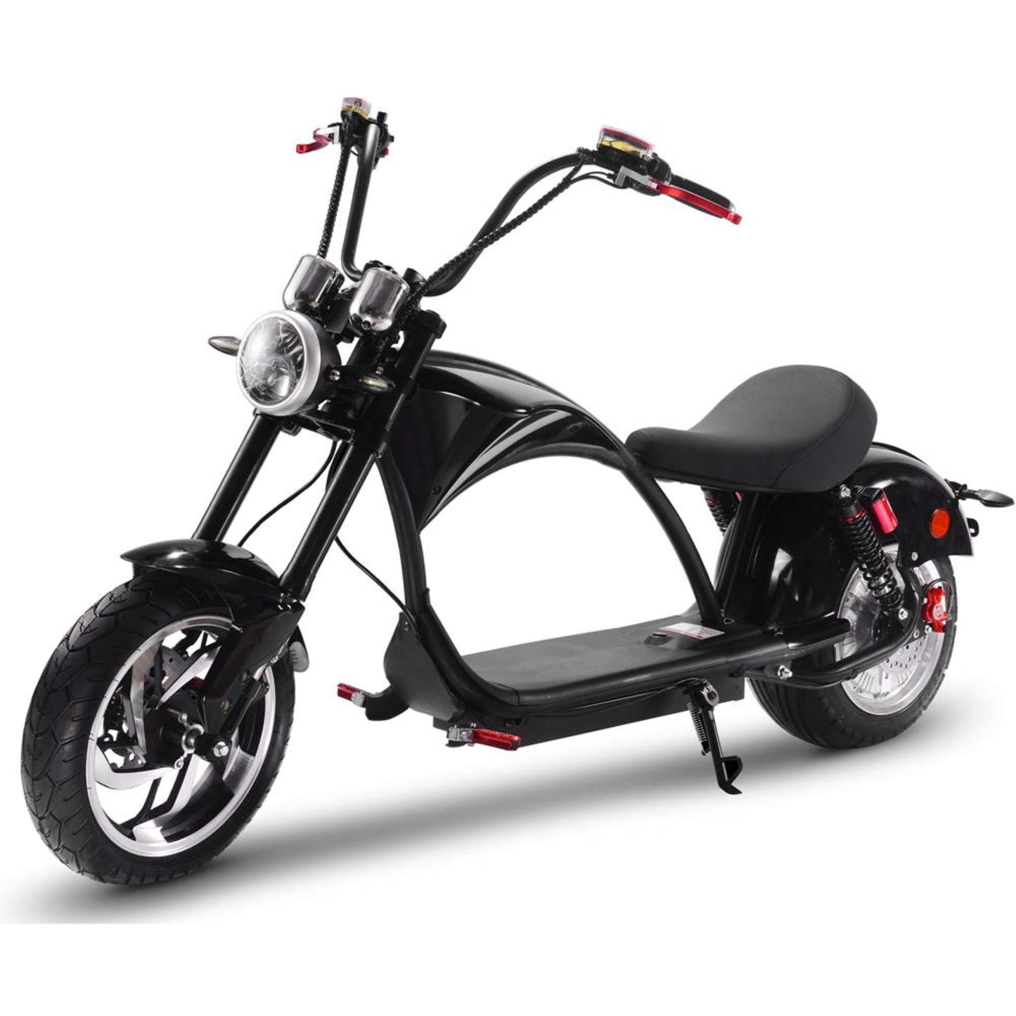 MotoTec Lowboy 60v 20ah 2500w Lithium Scooter Black