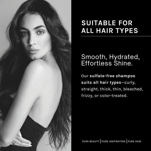 pH PURE HAIR Ice Blonde Shampoo & Leave-In Detangler Spray for Blonde Hair | Shampoo with Illipe Butter & Jasmine Extract, Sulfate-Free, Fragrance Infused for Softness & Shine - 8.45 Oz