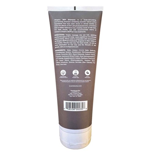 Shapiro MD Hair Growth Experts Hair Loss Shampoo | DHT Fighting Vegan Formula for Thinning Hair Developed by Dermatologists | Experience Healthier, Fuller and Thicker Looking Hair | 2 Month Supply