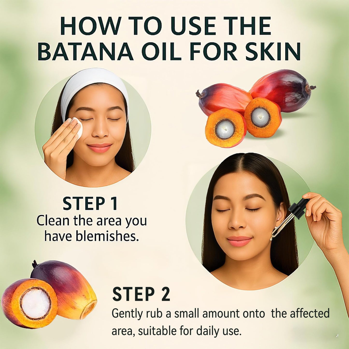 Raw Batana Oil for Hair Growth - Dr. Sebi Organic Botana Natural Hair Growth Oil- Scalp Treatment for Strengthening, Thickening,