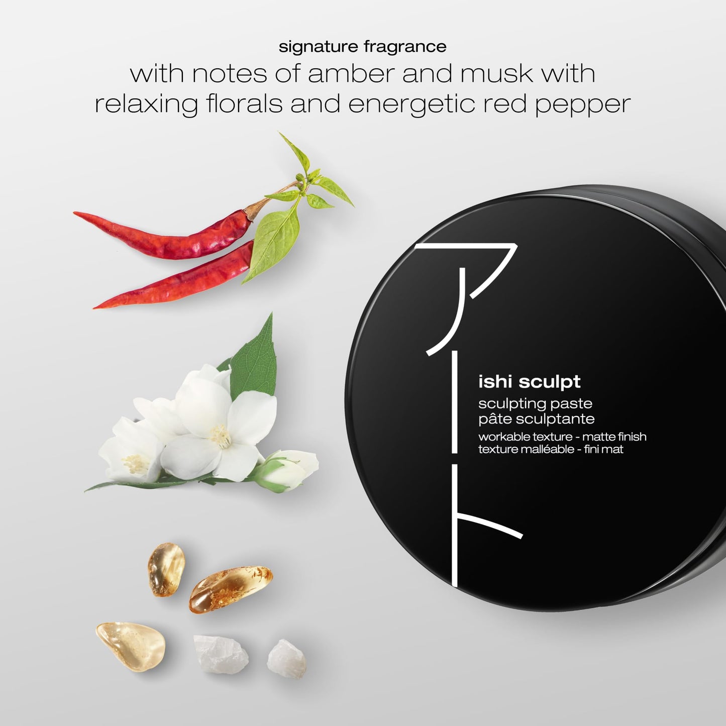shu uemura art of hair Ishi Sculpt Texturizing & Sculpting Paste - Frizz Control and Long-Lasting Hold, Adds Texture and Subtle