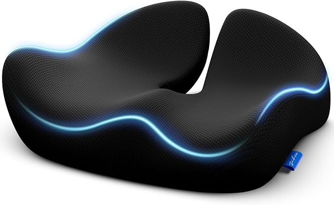 ZIKEE Pioneering Seat Cushion for Pressure Relief, Ergonomic Office Chair Cushion for Sciatica, Back, Hemorrhoids & Tailbo...