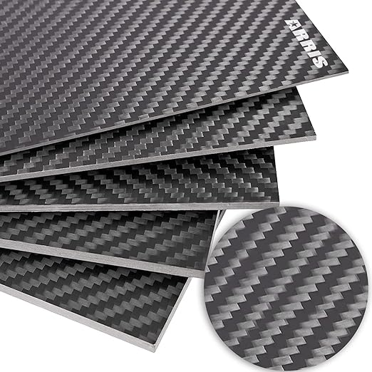 ARRIS 0.5x300X400mm 1.0MM 1.5MM 2MM 2.5MM 3MM 3.5MM 4MM 4.5MM 5MM 6MM 100% 3K Carbon Fiber Laminate Plate Panel Sheet Twil...