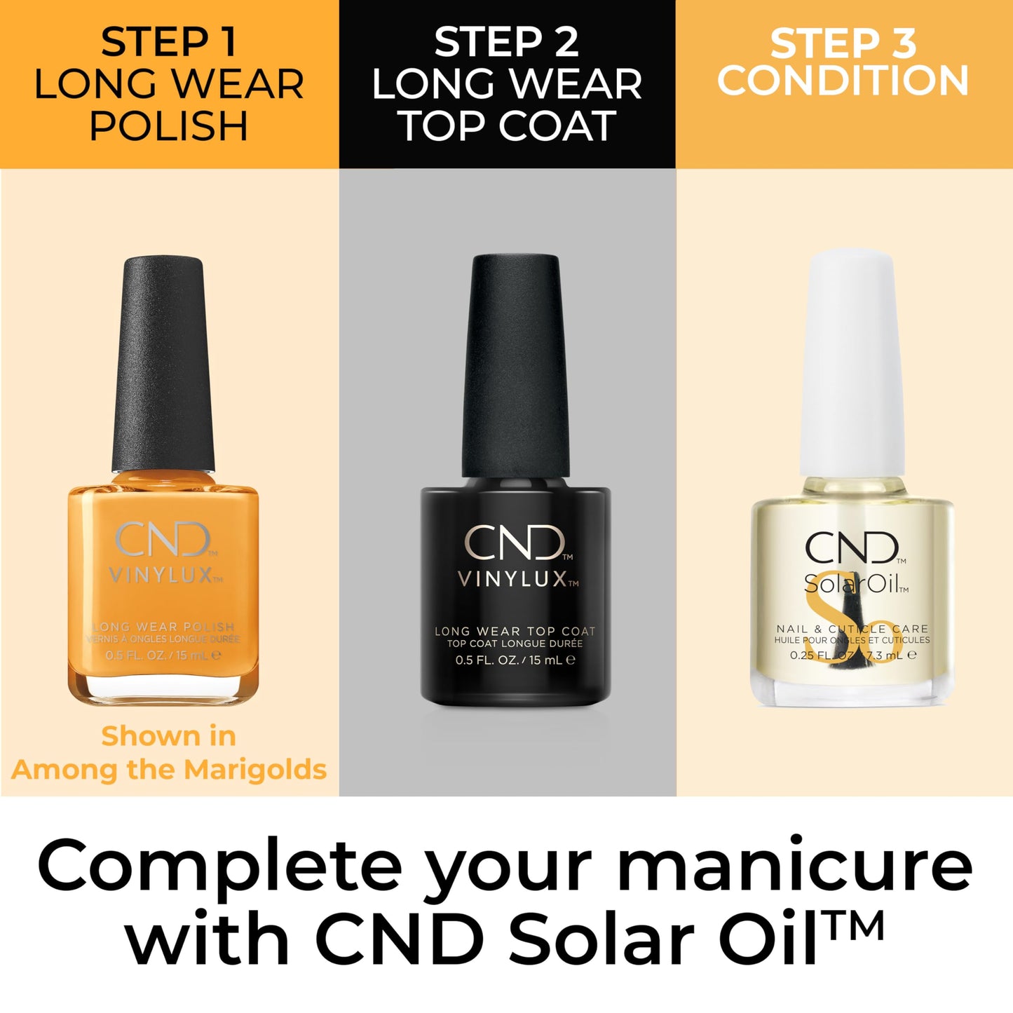 CND Vinylux Longwear Yellow Nail Polish, Gel-like Shine & Chip Resistant Color, 0.5 Fl Oz