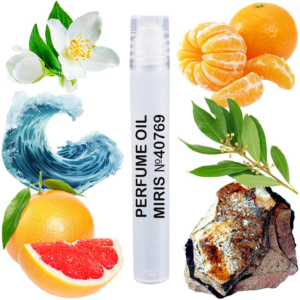 MIRIS No. 40769, Inspired by Invitus, Long-Lasting Perfume Oil for Men Roll-On, Rollerball 0.34 Fl Oz / 10 ml