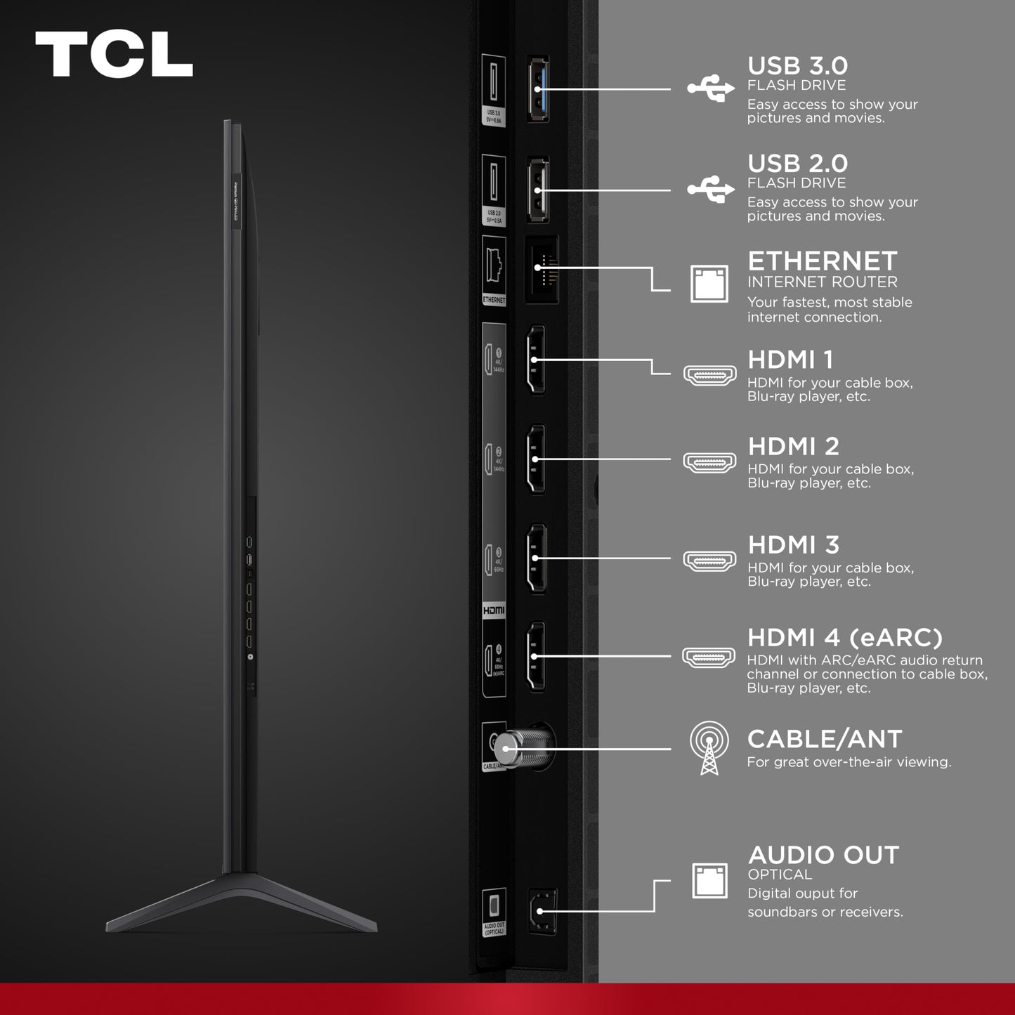 TCL Amazon Exclusive 65 Inch Class QM64L Series | Mini LED QLED 4K HDR Smart Fire TV | 65QM64L, 2026 Model | 120Hz-144Hz High Brightness, Dolby Atmos, Alexa+ Voice Remote AI Streaming Television