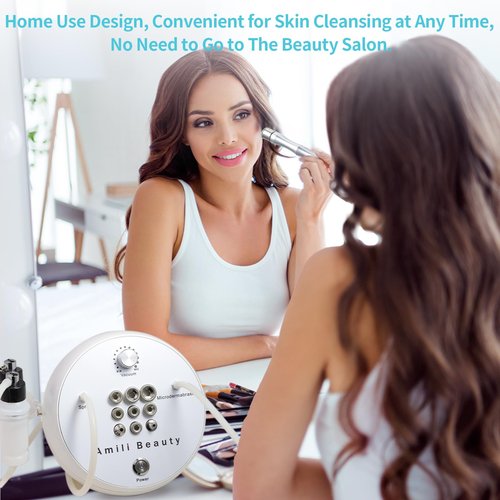 REEOOH Diamond Microdermabrasion Machine for Women, 2 in 1 Professional Dermabrasion Facial Tool for Salons and Home Use, Creative Gift for Women Men