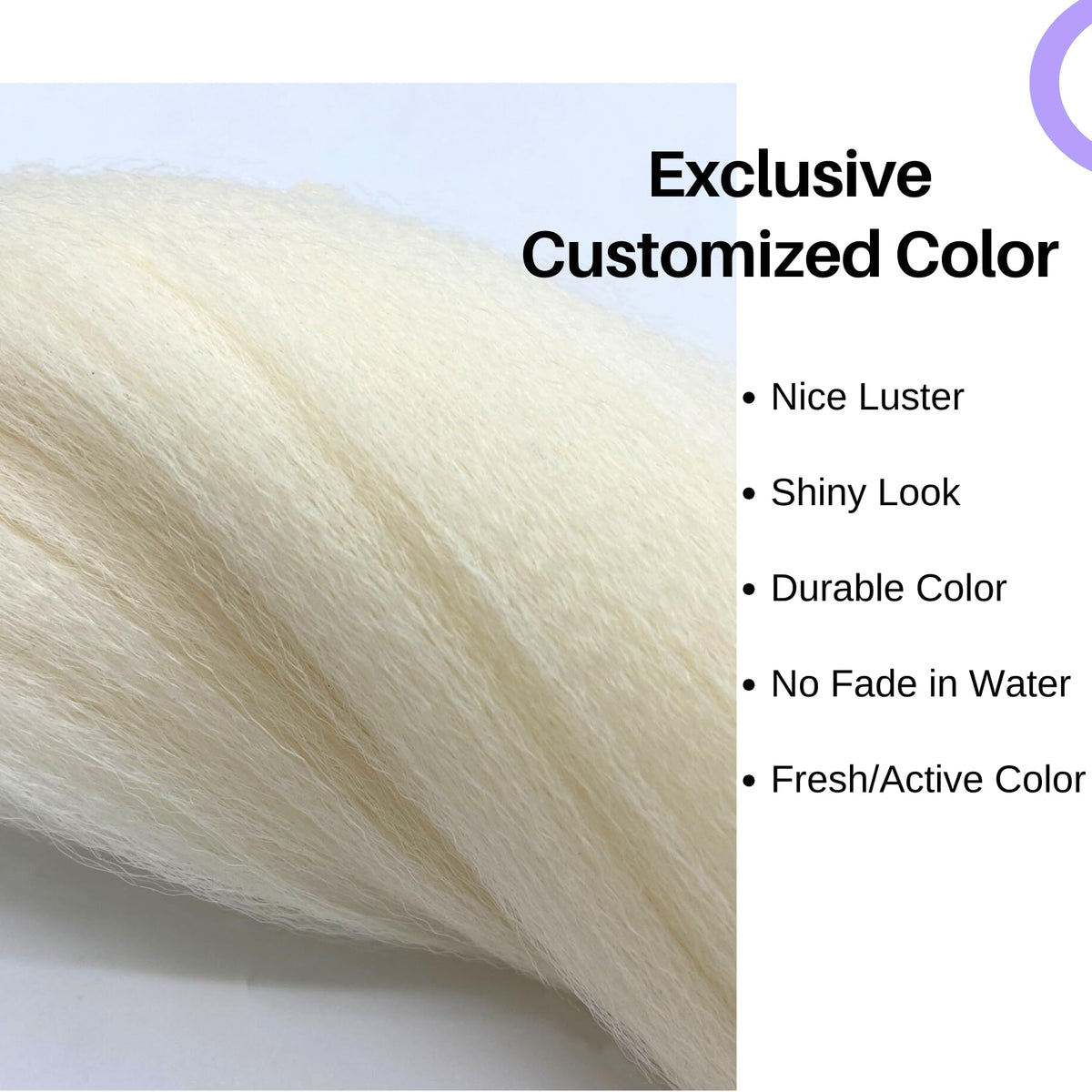 Platinum Blonde Braiding Hair Pre Stretched 16 Inch for Knotless Braids Synthetic Box Braiding Hair for Women