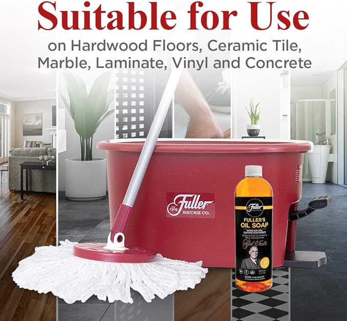 Spin Mop + Oil Soap