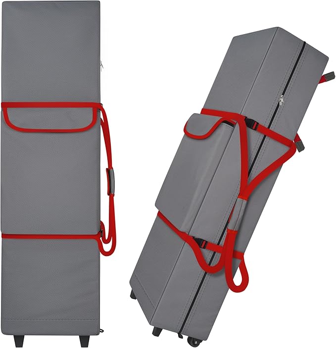 Cuddly Nest Wheeled Canopy Bag Replacement for 10x20ft Pop Up Canopy Tent-Rolling Carry Storage Bag with Sturdy Handles/Bu...