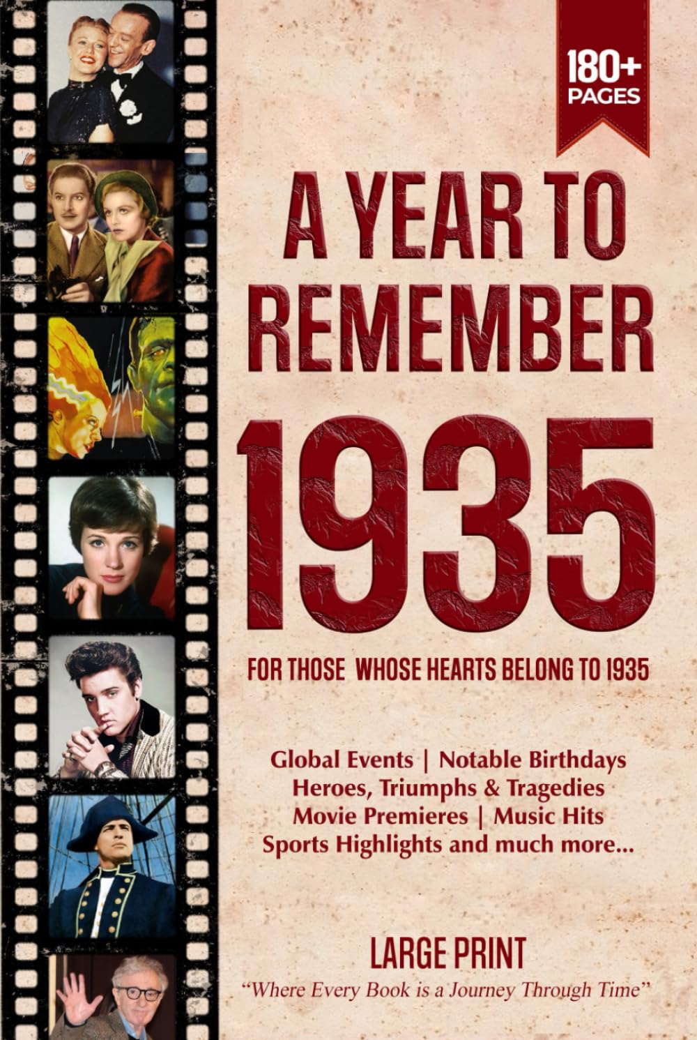 1935 A Year To Remember Birthday Book: Chronicles of Significant Historical Events, Nostalgic Ideal Gift for a Distinctive Birthday, Anniversaries or Special Occasion for Mom, Dad, Grandparent