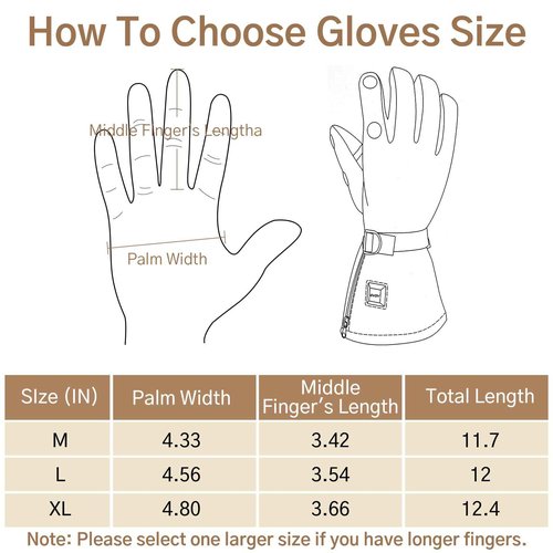 GVDV Hunting Heated Gloves for Men, 7.4V 3400mAh Rechargeable Touch Screen Heating Gloves with 2 Battery Packs, Winter Hand Warmers Glove for Outdoor Hunting Fishing Shooting Hiking, Camouflage, L