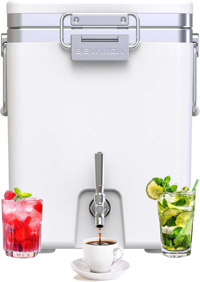 Bevanda - Sperse 5 Gallon Stainless Steel Drink Dispenser - Large Insulated Beverage Dispenser for Parties, Catering, and ...