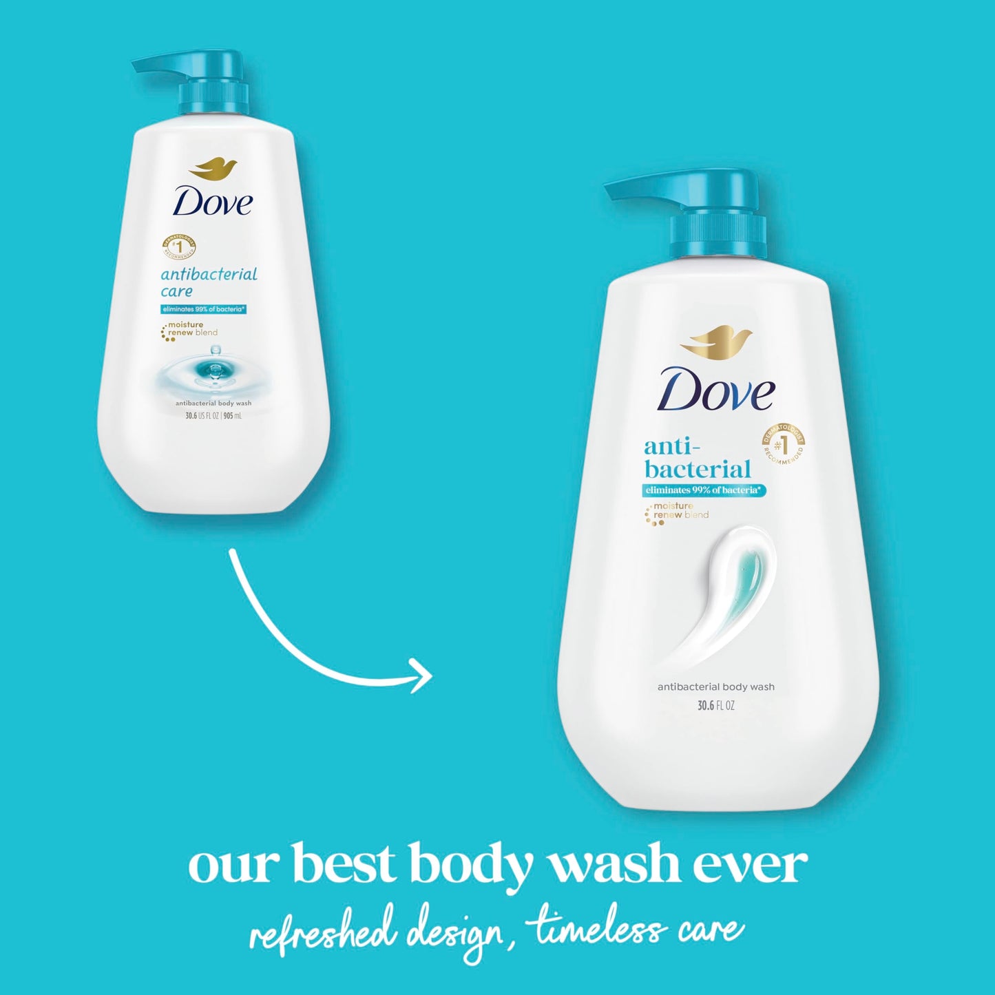 Dove Body Wash Care & Protect 30.6 FO