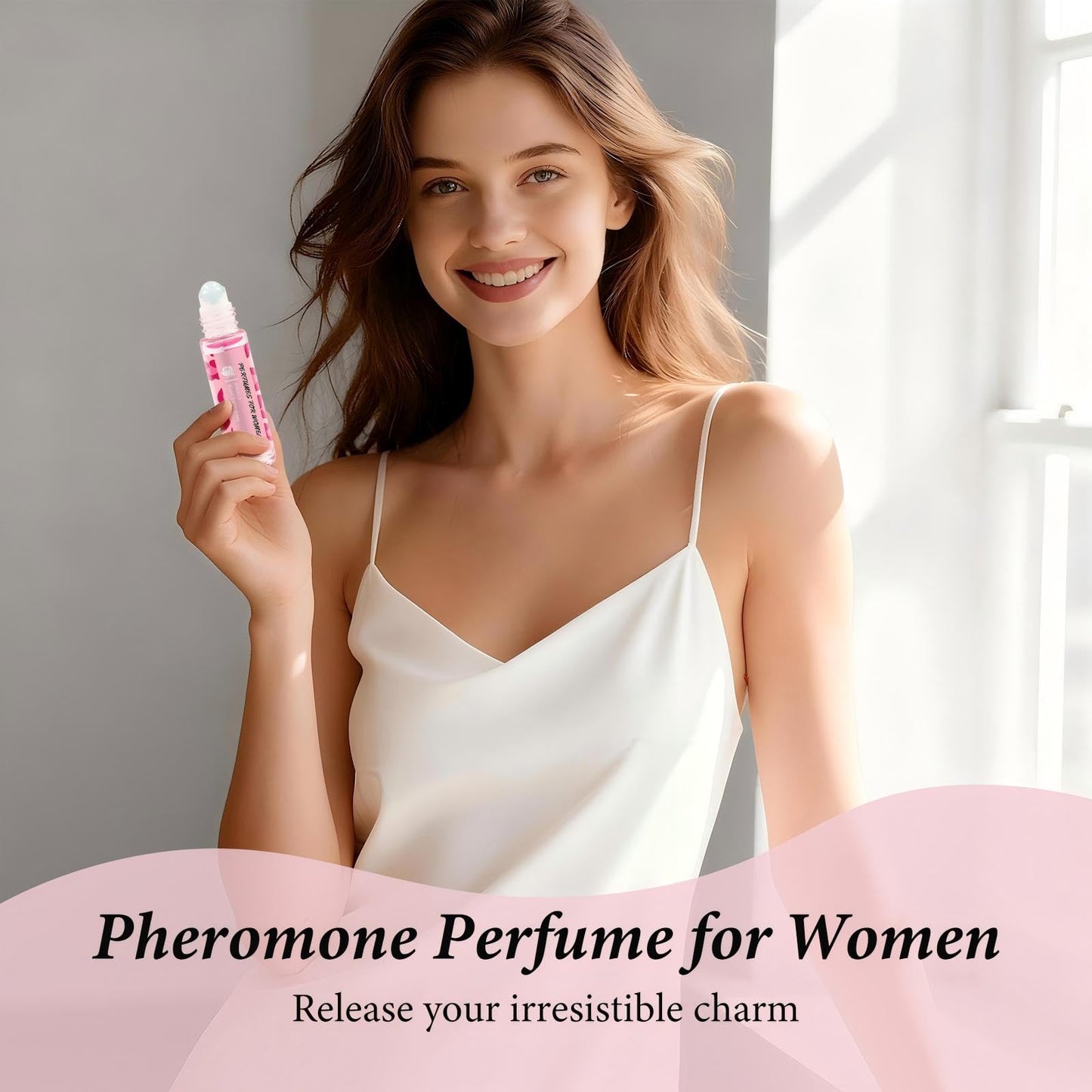 DIBALA Pheromones Perfume for Women,Long Lasting Natural Roll On Perfume Oil 10ml (0.34 fl oz)